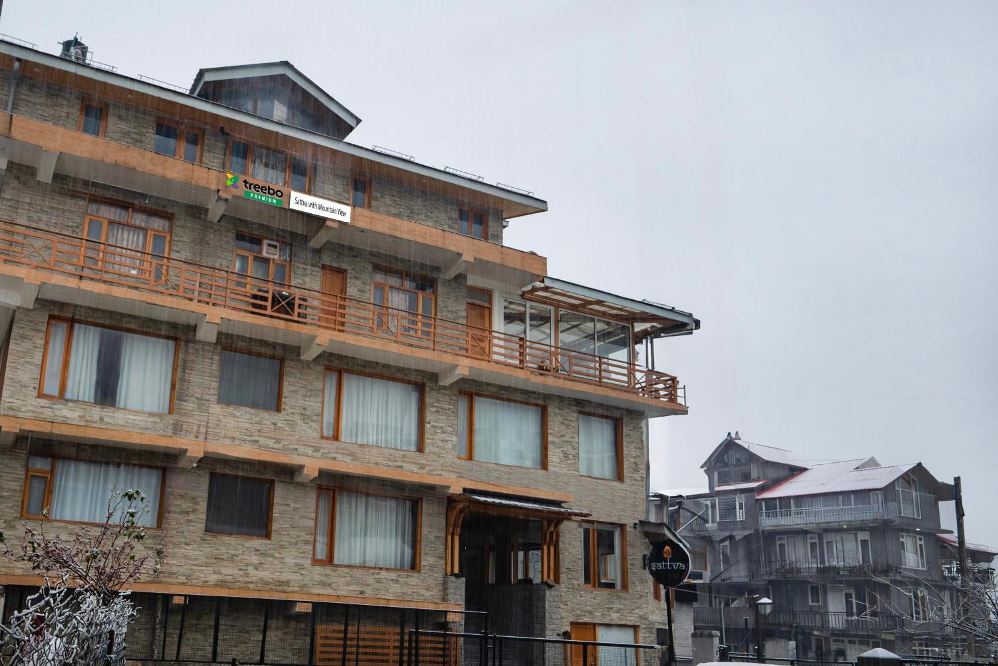 马拉里 Treebo Premium Sattva With Mountain View酒店 外观 照片